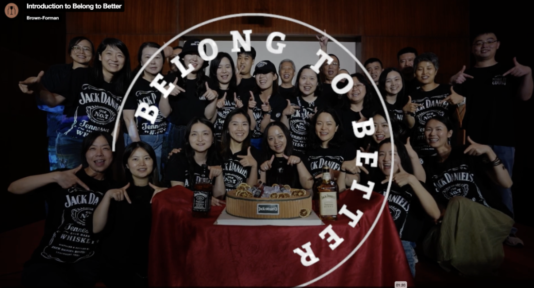 Brown-Forman Belong to Better employer brand